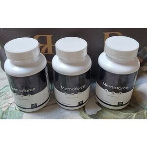 Memoforce memory and focus 3 Bottles 30 capsules ea 90 total expires 03/2027